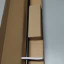 Decopolitan 5/8" Cap Curtain Rod Set, 28 to 48 Inches, Black