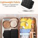Travel Toiletry Bag with Separate Jewelry Organizer, Water-resistant Makeup Bag with Hanging Hook, Large Capacity Travel Organizer for Toiletries, Cosmetic, Vacation Essentials - Large