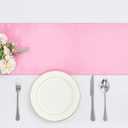 4-Pack Pink Satin Table Runner 12 x 108 Inch Long Bright and Smooth Silk Fabric Table Runner for Wedding Banquet Birthday Party Decoration, 12"x108" 4PCS