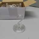 Yookeer 12 Pcs Christmas Wreath Hanger Suction Cup Hooks Heavy Duty Reusable Suction Cups Large Clear Door Wreath Hanger for Glass Door Window Hooks