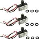 105V-130V AC Photocell Light Sensor Light Control Sensor Photoelectric Switch Dusk to Dawn Sensor with Automatic Illumination Detection Circuit for Outdoor Lighting Photoelectric Switch, 3 Pack