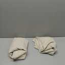 Beige Curtains 63 Inch Length for Bedroom Set of 2 Panels Back Tab Rod Pocket Sheer Linen Light Filter Neutral Rustic Farmhouse Curtains for Dining Room Bay Picture Window Country Decor 52x63 Long Tan