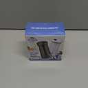 The Original Salt and Pepper Shakers set - Black & White - Spice Dispenser with Adjustable Pour Holes - Stainless Steel & Glass - Set of 2 Bottles