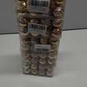 5 x Emopeak 24Pcs Christmas Balls Ornaments for Xmas Christmas Tree - 4 Style Shatterproof Christmas Tree Decorations Hanging Ball for Holiday Wedding Party Decoration (Rose Gold, 1.3"/3.2CM)