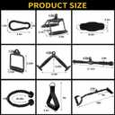 Cable Machine Attachment LAT Pulldown Attachments Cable Machine Accessories for Home Gym