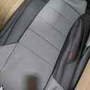 coverdream Custom Seat Covers Compatible with Select Toyota Tundra CrewMax 2014 2015 2016 2017 2018 2019 2020 2021 Models - Leatherette (Black/Gray,Full Set)