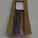 Standard Decorative Window Curtain Rods 30 to 45 Inch,5/8 Inch Diameter Small Curtain Rod Set, Heavy Duty Drapery Rods with Brackets Brown