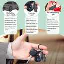 For Jeep Grand Cherokee KeychainFor Jeep Grand Cherokee Accessories 2011-2022metal Keychain (Grey)