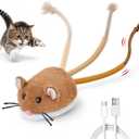 Potaroma Interactive Cat Toy Rechargeable Motion Activated Rolling Mouse