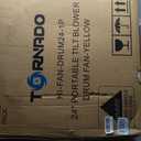 Tornado 24" Metal Drum Fan - High Velocity, 7700 CFM, 3-Speed, Heavy Duty for Industrial & Commercial Use, 1/3 HP Motor, 8 FT Cord, ETL Listed