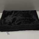 Bedsure Cat Blanket for Indoor Cats - Waterproof Calming Cat Blankets for Couch Bed Protection, Sherpa Fleece Pet Blanket, Soft Plush Reversible Throw Furniture Protector, 60"x50", Black