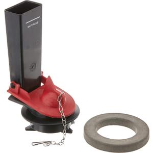 KOHLER GENUINE PART 87998 Toilet Flush Valve Kit, Corrosion Resistant (Small, Black)