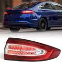 FIONE Tail Light Assembly Compatible with Ford Fusion S SE 2013 2014 2015 2016 Brake Rear Lamp Right Passenger Side FO2805110