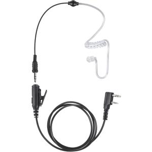 Radio Headset Ptt Mic Earpiece Ear Piece Headphone Surveillance Kit to 3.5 Aux Earphone for Baofeng Kenwood Retevis bf-888s bf888s bf-f8hp uv 5r uv-5r uv-82 uv5r Walkie Talkie(Black,Wired)
