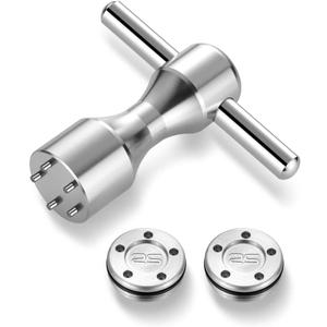 Golf Putter Weights 2pcs 5g/10g/15g/20g/25g/30g/35g/40g/45g with Wrench Kit Set Compatible with Titleist Scotty Cameron Putter Golf Accessory (2pcs 25g+Wrench)