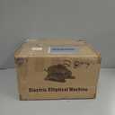 Under Desk Elliptical Machine, Electric Elliptical Leg Exerciser for Seniors Fully Assembled, Quiet & Portable Electric Seated Pedal Exerciser with Remote Control & 12 Adjustable Speeds (Small)