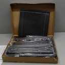 Shoe Rack 3 Tier Long Storage Organizer Wide Metal Shoe Shelf for Closet Entryway Black