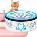 Litter Box Magic Cat Litter Deodorizer Jar (Fresh Scent, 16 Oz, Pack of 1) - Cat Litter Odor Absorber Gel In A Jar - Litter Box Pet Air Freshener - Litter Odor Eliminator to Freshen Air