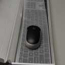 Wireless Keyboard and Mouse, Vssoplor Rechargeable Quiet Full-Size Keyboard and Mouse Combo Set Ultra Slim Design for Laptop, PC, Notebook, Desktop-Dark Gray