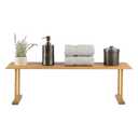Bamboo Sink Shelf - Countertop Organizer Kitchen, Bathroom, Bedroom, Office - Space-Saving Storage for Soap, Sponges, and Cleaners by Lavish Home