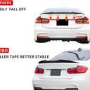Rear Spoiler Wings for BMW F30 3 Series Sedan 2012-2018 & F80 M3 Sedan 2014-2019, M4 Style Trunk Spoiler Wing Trunk Tail Rear Trunk Lid Glossy Black Style Performance