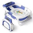 AVIDOR 2-in-1 Baby Bathtub with Stand for Newborn and Infants, Foldable Baby Bath Tub, Baby Shower Gifts for New Parents, Gray