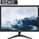 20" PC Monitor 16:9 1600x900 Kitchen Monitor LED Screen Display, 5Ms, 60 Hz, VESA Mountable, Build in Speaker, with VGA HDMI AV BNC USB for FireStick, Computer, Laptop