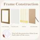 VIOLABBEY 20x24 Gold Frame, Vintage Poster Picture Photo Frames Ornate without Mat for Wall Hanging