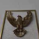 Bird Wall Art Decoration Sculpture(Eagle,Gift Metal Frame)- Exquisite Wall Hanging Sculptures for Living Room, Bedroom, Office - Handmade Home Art Decor & Unique Housewarming Gift