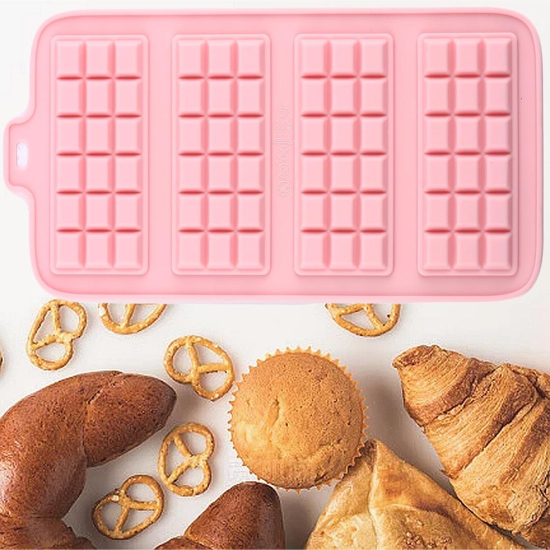 Chocolate Bar Mold Break Apart Silicone Chocolate Molds For Chocolate Candy