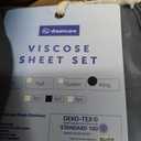 DREAMCARE 100% Viscose from Bamboo Sheets King Size - 4 Pc Luxury Cooling Sheets for Hot Sleepers, King Size Bed Sheets Set, Viscose from Bamboo Sheets Set (Gray)