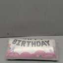 Rose Gold and Black Birthday Party Decorations with Happy Birthday Banner Fringe Curtai Cake Topper Butterfly Decorations Foil Balloons Happy Birthday Decorations for Women Adults