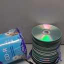 Verbatim CD-R Blank Discs 700MB 80 Minutes 52x Recordable Disc for Data and Music with Blank White Surface - 100 Pack Spindle