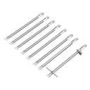 67558 8-Pack 304SS Grill Burners Tube Set for Weber Summit 660/670 Grill