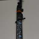 EUCOS 62" Phone Tripod, Tripod for iPhone & Selfie Stick with Remote, Extendable Cell Phone Stand & Ultimate Phone Holder, Solidest Phone Stand Compatible with iPhone/Android (Inferno Mix Carbon Black)