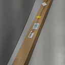 4.7ft Vinyl PVC Real Estate Sign Post, Realtor Yard Sign Post, 36" Arm Holds Up to 24" Sign - White (No Sign)