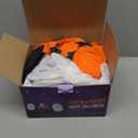 5 FT Halloween Inflatables, Cute Halloween Decorations Outdoor Ghost Inflatables, Blow Up Wizard Ghost with Pumpkin Black Cat for Garden Lawn Indoor Party Decor