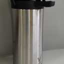 Coffee Carafe for Keeping Hot - 102oz/3L Airpot Coffee Dispenser with Pump - Insulated Stainless Steel Hot Beverage Dispenser for Parties - Thermos for Hot Drinks Water Tea Chocolate (102 Ounces, 1 Pack)