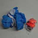 IHGYT Inflatable Shark Costume Air Blow up Jaws Jumpsuit Fancy Dress Funny Carcharias Suit for Cosplay Party (Child size)