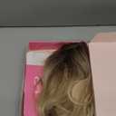 PANEWAY 16Inch Hair Toppers for Women with Thinning Hair - 6.5''x6.5'' Ladies Wiglets Toppers - Ombre Dark Root to Blonde