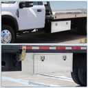 36 Inch Heavy Duty Aluminum Underbody Tool Box, Double Lock, Waterproof Square Truck Storage Chest for Pickup Bed, RV Trailer, Durable Organizer (36" X 12" X 14" - Sliver) – Rust-Resistant, Secure