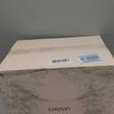 CHOSIN Black Walnut Wooden Jewelry Box for Women with Mirror, 5 Drawers and 2 Side Doors for Watches, Necklaces, Rings, Earrings Storage Valentine's Day Gift