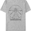 Stranger Things Men's Big & Tall Demo Anatomy Short Sleeve Tee (Athletic Heather),  XX-Large Big Tall