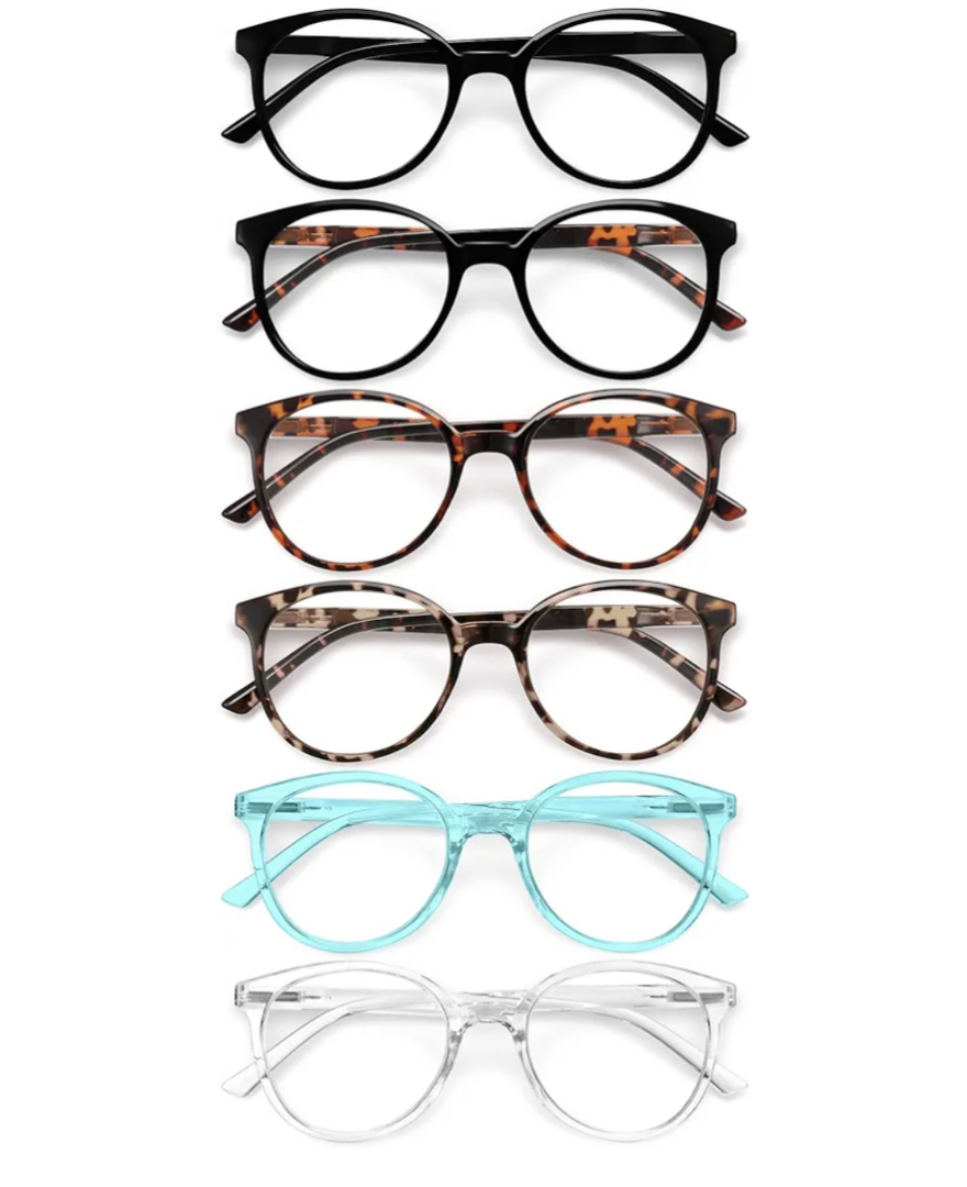 GIBLOGO Reading Glasses for Women/Men Eye Glasses Blue Light Reading Glasses Cheaters Eyeglasses. +1.5