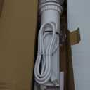 Pop Up Outlet for Countertop, Pull Pop Out Electrical Outlets with 3 AC Outlets, 2 PD 20W USB C and QC 18W USB A, Popup Desk Charging Station Power Hub for Conference Table Office Kitchen Island (White)