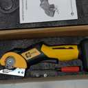 Ohyes Cordless Electric Scissors Fit for DeWALT 20v Max Battery 440RPM Rotary Cardboard Cutter For Fabric Carpet Plastic(Battery Not Included, Added Replacement Blade)