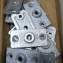 Fongone 20pcs Galvanized Ceiling Flange Hanger Plate Fits 1/2-inch Threaded Rod, Ceiling Flange Hanger for DIY Plumbing &Industrial Decor ,Galvanized Iron, Wall Mounting