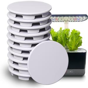 Ulrempart Plant Spacer Kit Compatible with AG Garden Harvest, Bounty, Farm, Extra, Ultra All Models Plant Deck Openings, Platform Cover Lid Accessories, Grow Deck Openings, 25 Pack Gray