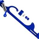 Throttle Cable Bracket for 4150 4160 Series Adjustable Carburetor Bracket Aluminum Throttle Brackets (Blue)