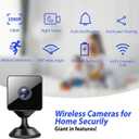 Only 0.9 Inch Hidden Camera 2026 Mini 1080P HD Small Magnetic Security Home WiFi Micro Wireless Camera Nanny Cam with Motion Detection,Cloud & SD Storage,Night Vision,Wide Angle for Home Baby Indoor